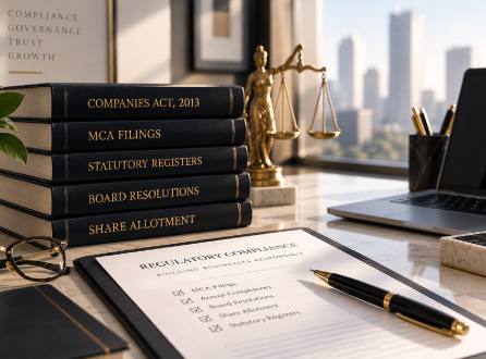 ROC compliance services and annual ROC filing support under the Companies Act
