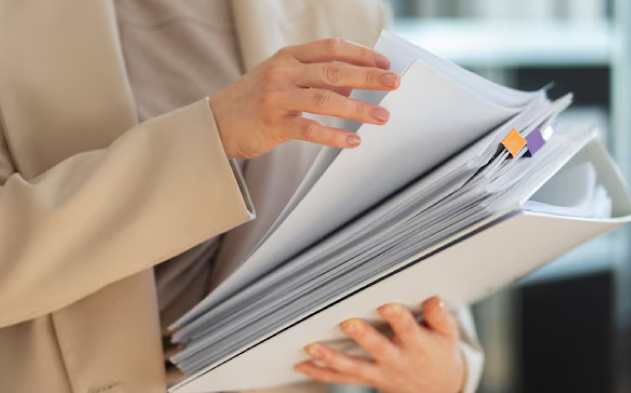 Professionals closing a funding engagement
